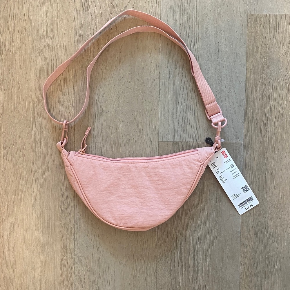 Uniqlo Light Pink Crossbody Bag